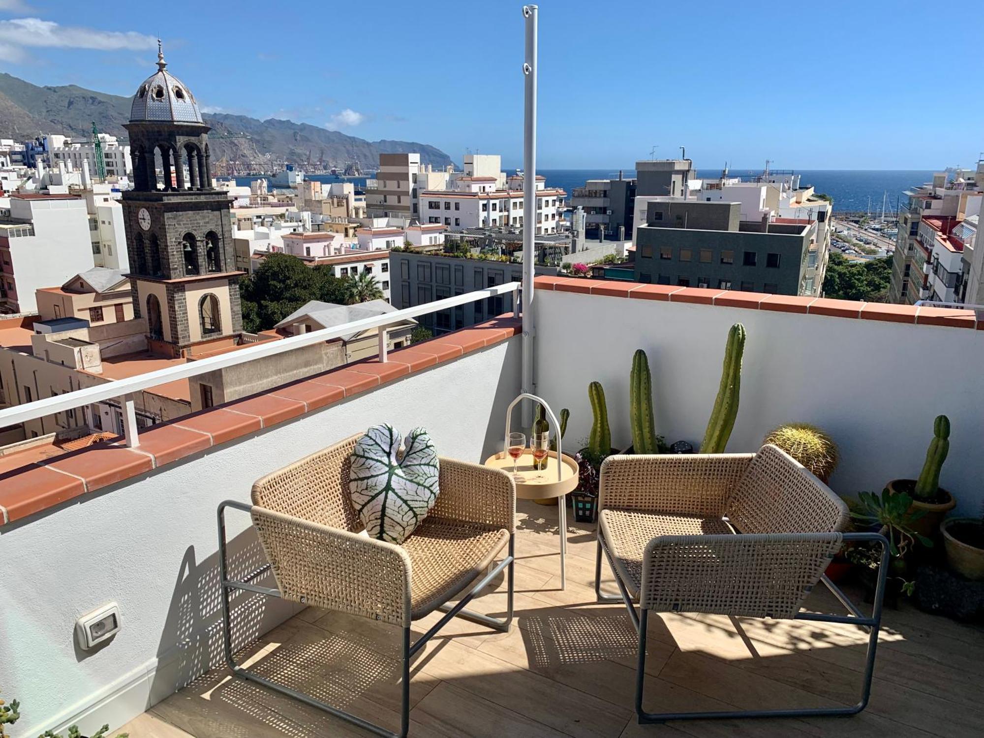 산타크루스데 테네리페 Atico Con Terraza, Vistas Panoramicas Y Parking 아파트 외부 사진