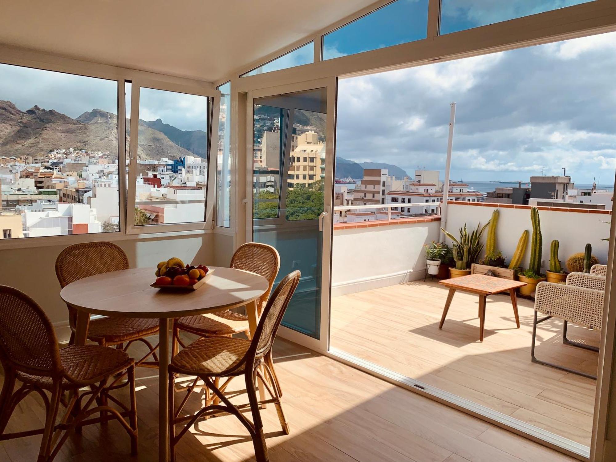 산타크루스데 테네리페 Atico Con Terraza, Vistas Panoramicas Y Parking 아파트 외부 사진